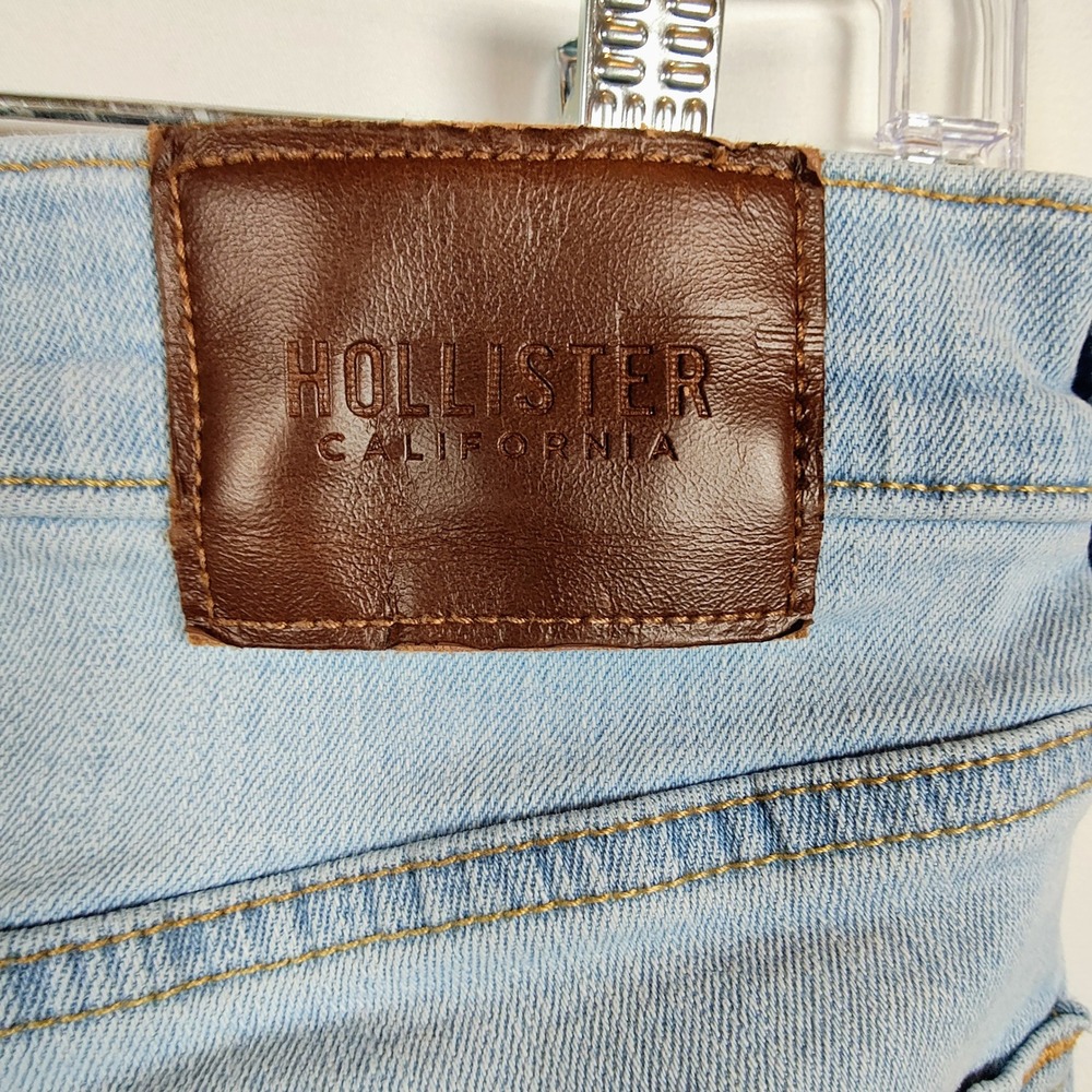 Hollister Skinny Jeans Light Wash Advanced Stretch Blue Denim W32 L32 - Picture 10 of 12